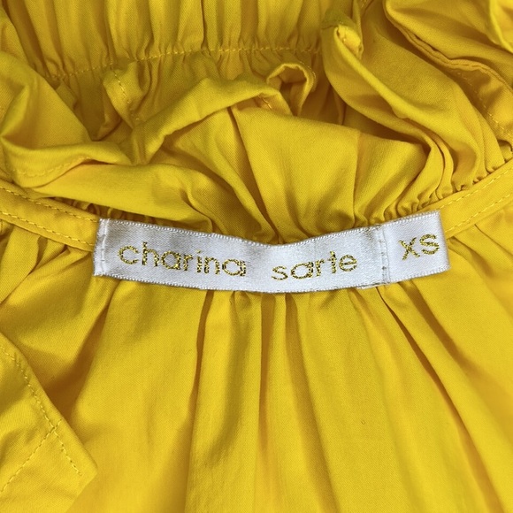 CHARINA SARTE Mila Tunic Dress In Mango Size XS - Picture 12 of 13